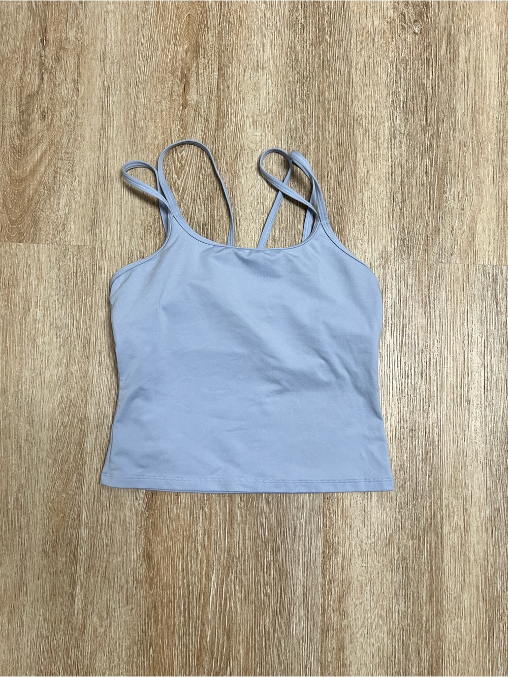Under Armour Light Blue Double-Strap Muscle Tank